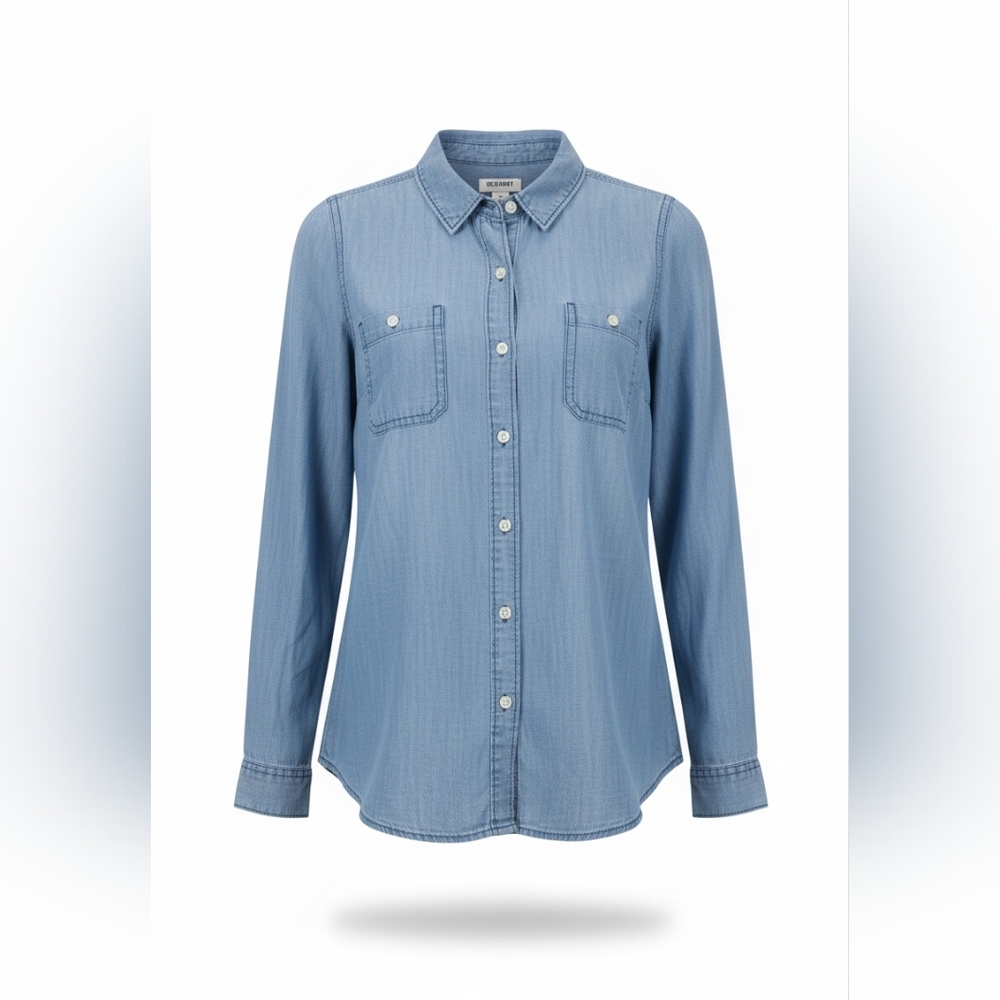 Old NAVY Blue Denim Blouse
